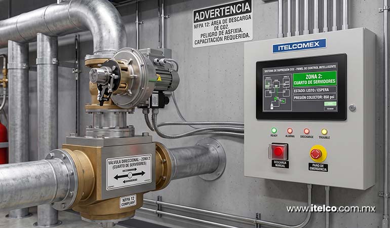 Sistemas de Supresión de Incendios con CO2: Guía y NFPA 12